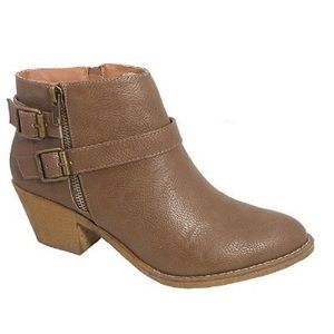 Bohemian Brown Buckle Boots